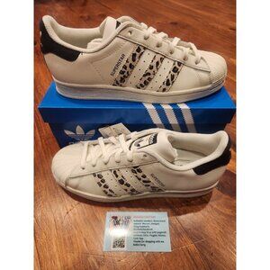 New WMNS Adidas Superstar Off White Core Black IF7615 Womens 7.5